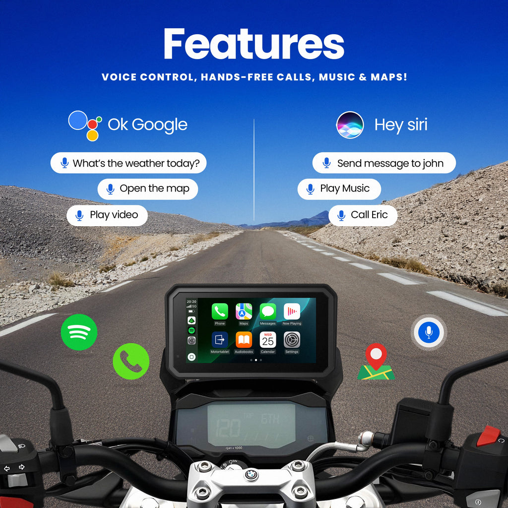 RideScreen Pro – Wireless CarPlay Display for BMW Motorcycles