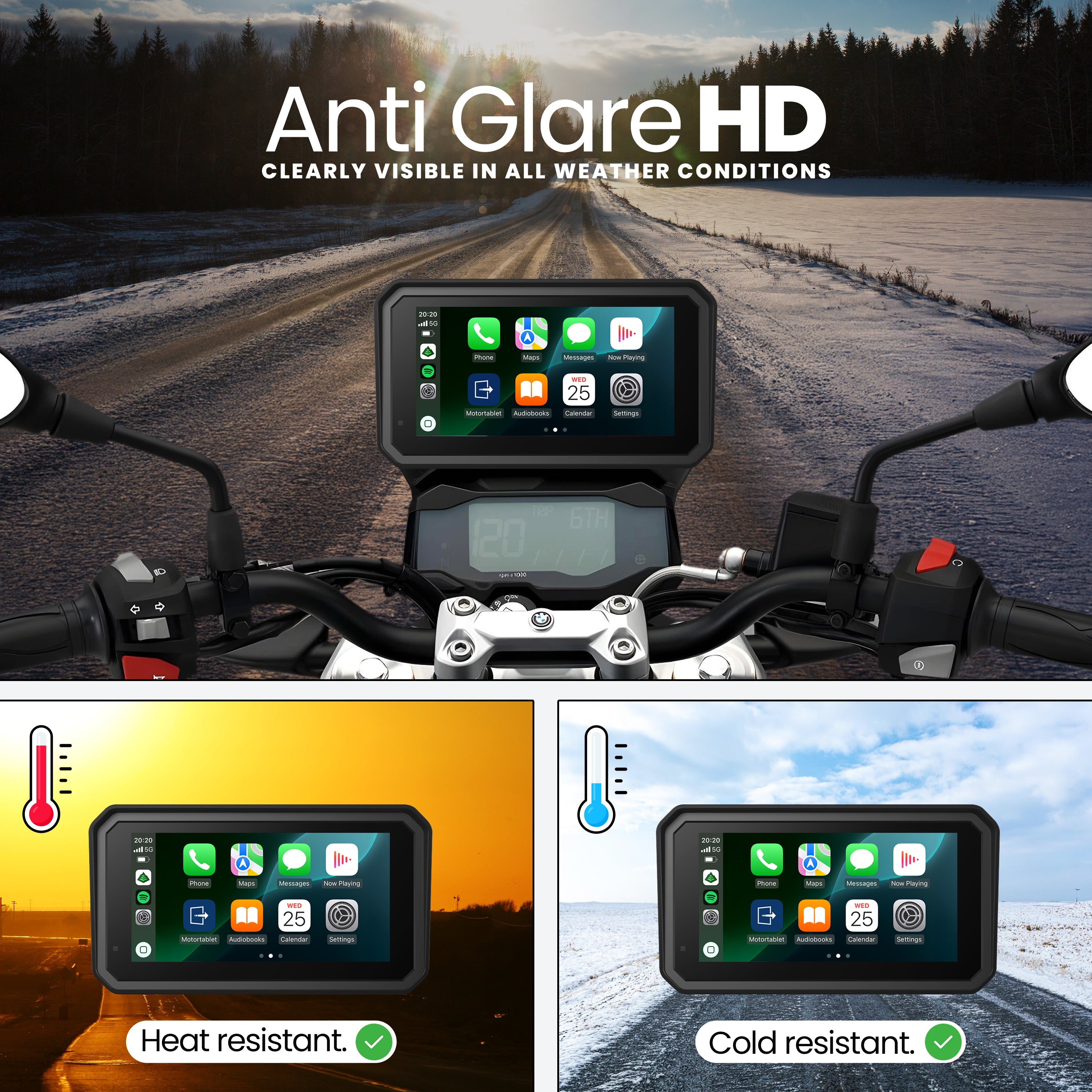 RideScreen Pro – Wireless CarPlay Display for BMW Motorcycles