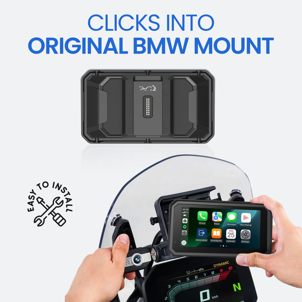 RideScreen Pro – Wireless CarPlay Display for BMW Motorcycles