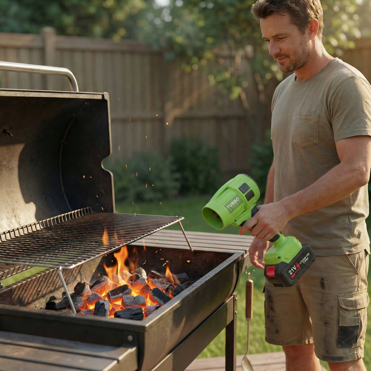 AeroJet Pro™ Cordless Jet Blower + 2 Batteries (21V)
