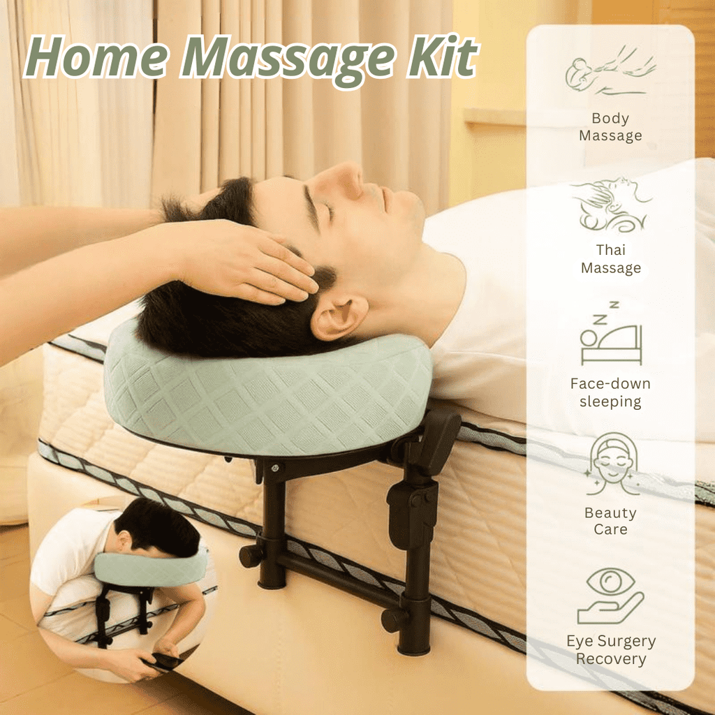 SpaRest™ Massage Headrest – Turn Any Bed Into a Massage Table