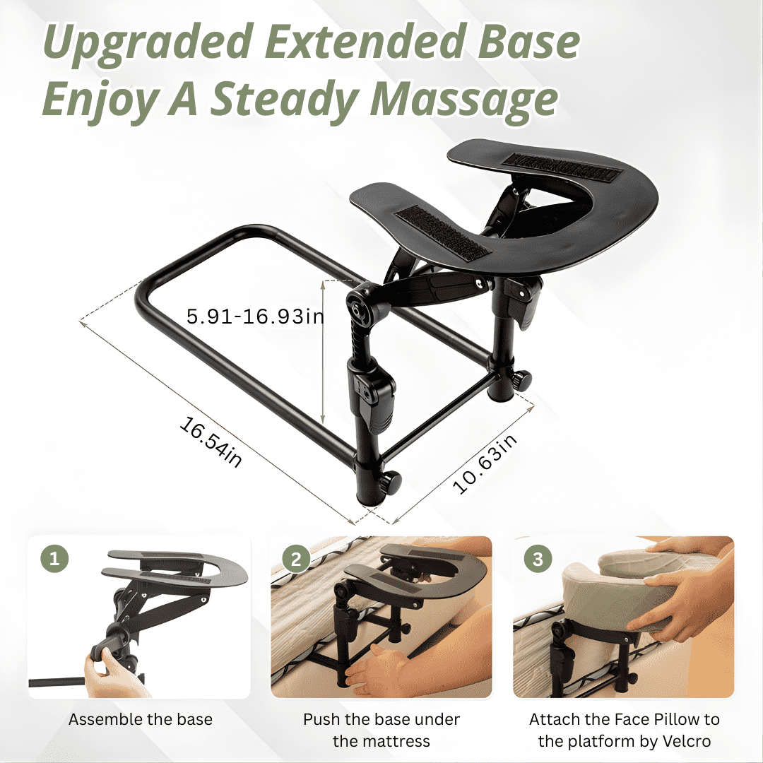 SpaRest™ Massage Headrest – Turn Any Bed Into a Massage Table