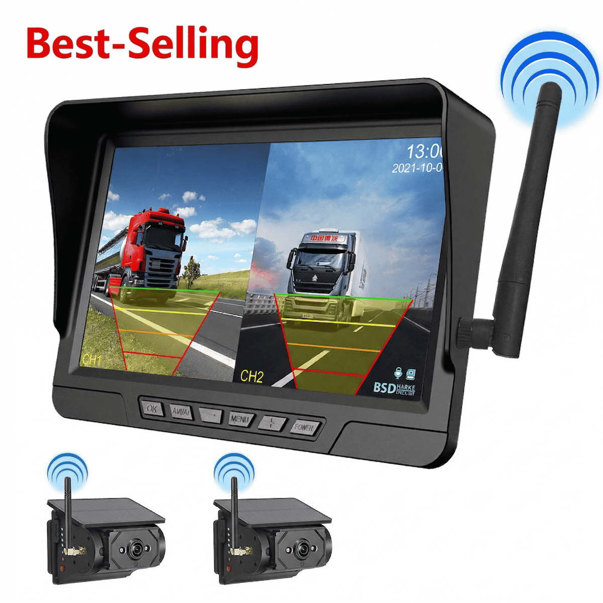 SolarView Pro™ Magnetic Solar Wireless Backup Camera
