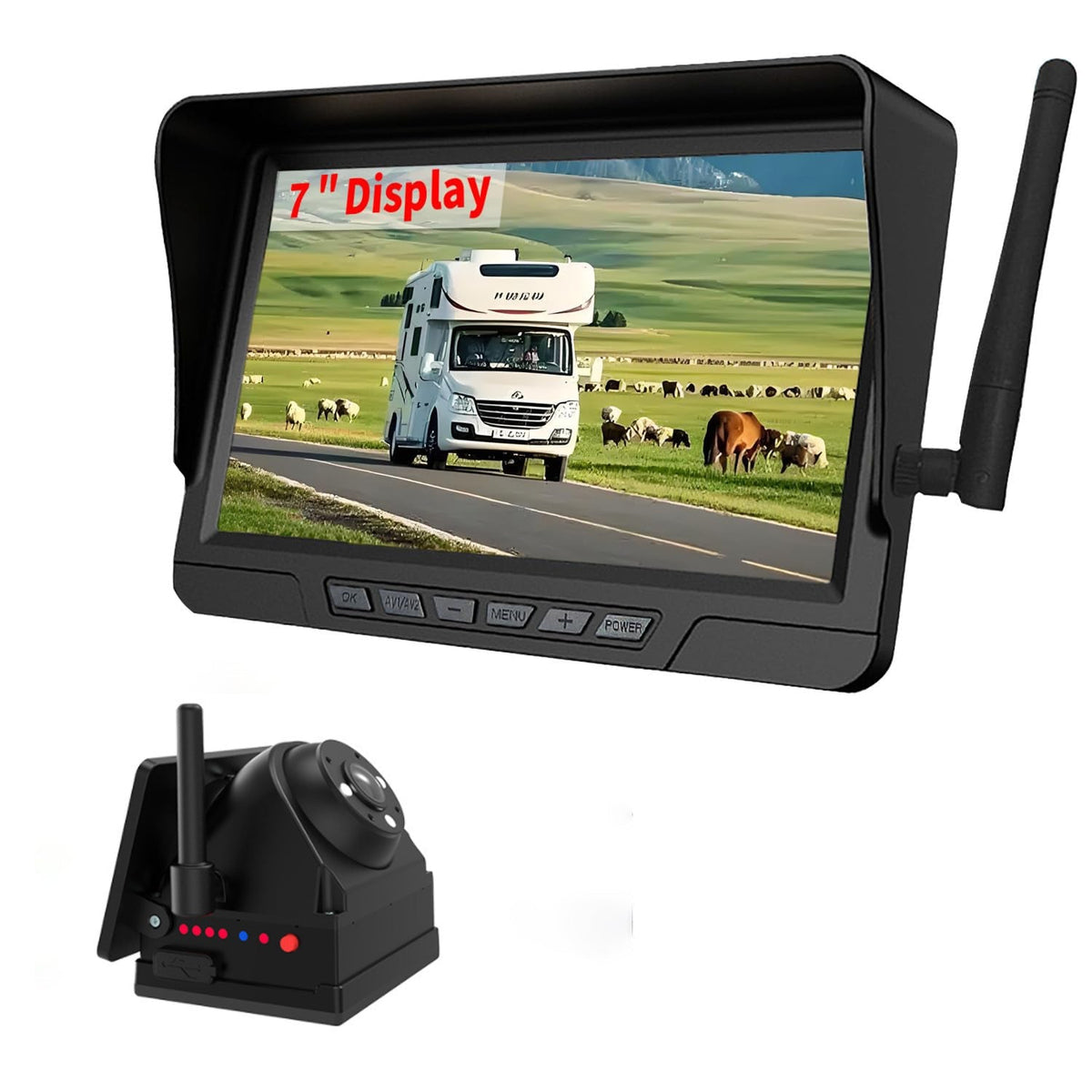 SolarView Pro™ Magnetic Solar Wireless Backup Camera